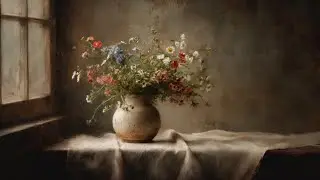 Vintage Still life TV Screensaver Digital Art