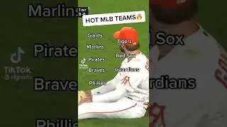 🔥 Hottest MLB Baseball Teams! #betting #wagering #sportspicks #sportsbetting #sportsgambling