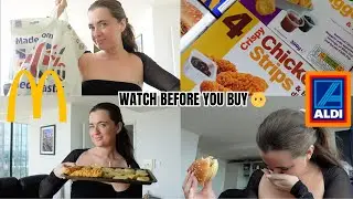 ALDI TAKES ON MCDONALDS? 🍔🍟 | full honest review 😶