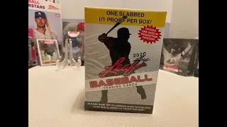 2020 Leaf Baseball Card Blaster Box Opening! One Slabbed 1/1 Press Proof Printing Plate Per Box!!