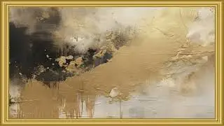 The Art Corner | Frame TV Art | Abstract gold background 4K