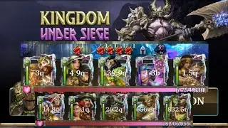 #82 Legendary Game of Heroes - KINGDOM UNDER SIEGE - Deck ideas (no event cards)🥵