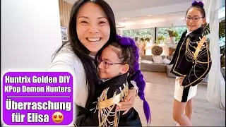 Geheimes Projekt 🤭 Golden Huntrix KPop Demon Hunters Kostüm DIY Rumi | Mama VLOG | Mamiseelen