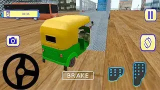 Modern Rickshaw Transport Truck Cargo Driving Game | Tuk Tuk Auto Rickshaw Game | Transport Rickshaw