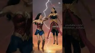 Sri Asih vs Wonder Woman #wonderwoman #sriasih #superhero #fantasy #beauty #beautiful