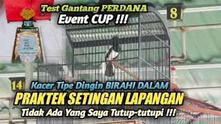 PRAKTEK LAPANGAN SETINGAN LOMBA KACER TIPE DINGIN BIRAHI DALAM