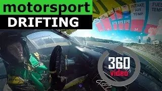 360&deg; Drifting | Motorsport Drifting  -  with HUD generated from engine data - Virtual Reality