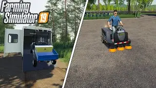 CAMPER TOY HAULER - SWEEPER - NEW HOLLAND 120 CAR - Farming Simulator 19 Mods #65 | Radex