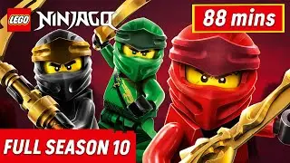 NINJAGO: Masters of Spinjitzu SEASON 10 COMPILATION! ⚡️ | Action Cartoons for Kids 🥷 LEGO&reg; NINJAGO&reg;