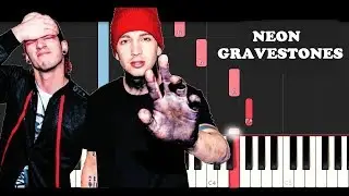 Twenty One Pilots - Neon Gravestones (Piano Tutorial Medium)