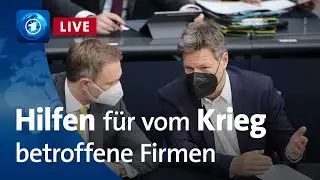 Folgen des Ukraine-Kriegs: Regierung legt Hilfspaket f&uuml;r Firmen auf