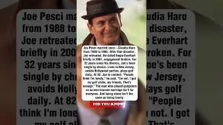 Joe Pesci Chose Golf Over Marriage for 32 Years