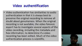 Shubham Sharma, Audio & Video Authentication, SVIFS, SVVV, Indore