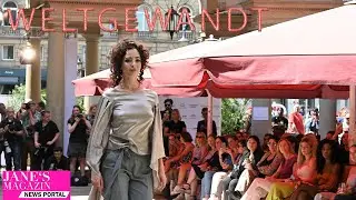 Gigantische Fashion Show im Regen von Star-Designerin Anja Gockel / Winterkollektion 2022