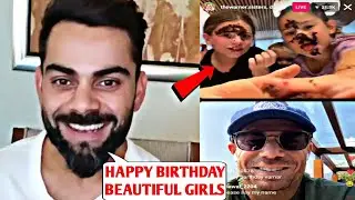 Watch Virat Kohli Wishes David Warner Daughters Happy Birthday🎂 |