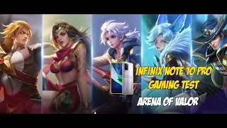 Infinix Note 10 Pro Gaming Test - Arena of Valor (AOV) Max Graphics Helio G95