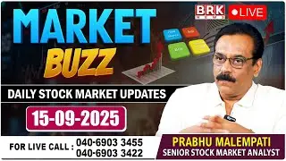 🔴LIVE : MARKET BUZZ | Daily Stock Market Updates || BRK market buzz