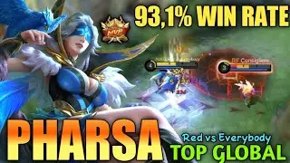 Pharsa Best Build 2021 | Top Global Pharsa Red vs Everybody Gameplay | Mobile Legends