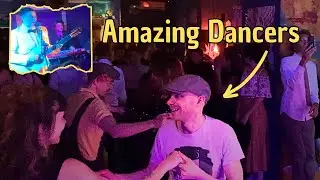 Boogie Woogie and Lindy Hop Dancers enjoy Swing Band playing 