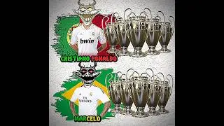 RONALDO VS MARCELO #football #trophy #shorts
