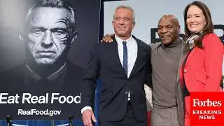 JUST IN: RFK Jr. And Brooke Rollins Hold 'Eat Real Food' Event With Mike Tyson