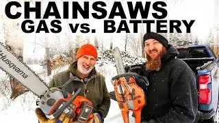 550i xp BATTERY vs 550xp GAS CHAINSAW... WHICH IS BETTER?