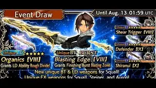 Dissidia Final Fantasy Opera Omnia: Squall's LD and Burst banner