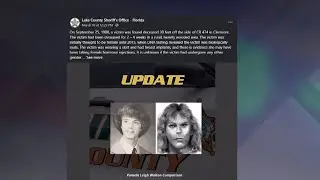&lsquo;Julie Doe&rsquo; identified in 1988 Lake County cold case