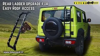 Customized Jimny Look   Rear Ladder Upgrade for Easy Roof Access  @Futurz4x4