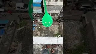 Throwing Waterballoon From High Terrace 🫨🫨