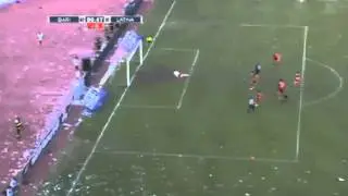 Ristovski incredible goal in min 90+ (Bari 2 - 2 Latina) 8/6/2014