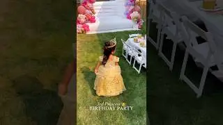 PRINCESS BIRTHDAY PARTY! 👑 #princessparty #kidsbirthday