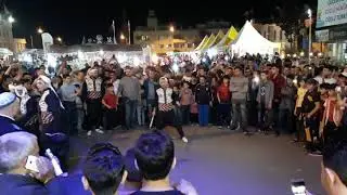 kilis فرقة العلايا للرقص العربي والفنون الشعبية كلس ساحة الجمهورية امام حشد من الناس