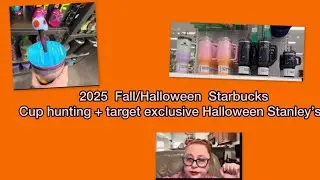 2025 Halloween and Fall cups + Stanley Halloween target exclusive 