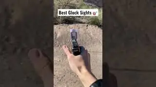 Best Glock Iron Sights 🎯- Trijicon HD XR - My Fav! 🙌 #subscribe #shorts