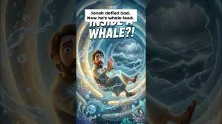 How Jonah Survived Inside a Whale #biblestories #miraclestories #shorts