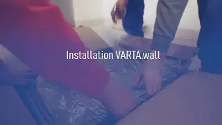 Zukunft eingebaut! Die Installation der VARTA.wall aus zwei Perspektiven