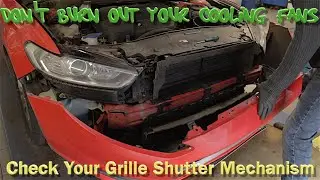 Dont Burn Your Cooling Fans Out, Check Your Grille Shutter Mechanism, Ford Mondeo Mk5
