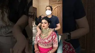 Stunning Red Lips for my Bride ! Parul Garg