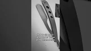 How to change a razor blade? You have it on the channel right now 💈