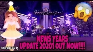 😱🥳 NEW YEARS 2021 UPDATE OUT NOW IN ROYALE HIGH!!! Vannies World Full Of Joy