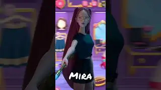 Mira K-Pop Demon Hunters Cosplay | My Talking Angela 2 🐾 #mira #kpopdemonhunters #huntrix