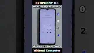 How to Enable Disable Developer Options on Symphony I96 ✅ OEM Unlocking Enable / Developer Show 🔥