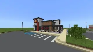 City of Evansburg - Episode 86 - Raising Cane's Restaurant! - Minecraft Timelapse