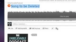 How to Delete Files on SoundCloud : Computer & Tech Topics