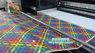 Belt Type Digital Printer Roll To Roll Kyocera EX600, printing video