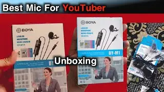 Best Mic For Youtube Videos | BOYA BY M1 Mic 20 ft cable | Unboxing & Review in HINDI #adhibhai