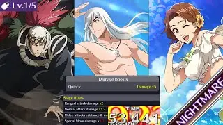 53.441 EX4 Ranged Quincy Nightmare Guild Quest ~ Bleach Brave Souls
