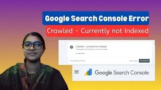 Crawled currently not indexed | Google Search Console Error Solve | Technical SEO for beginners