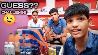 Guess the cold drink challenge 😍 MYSTERY BOX 🎁